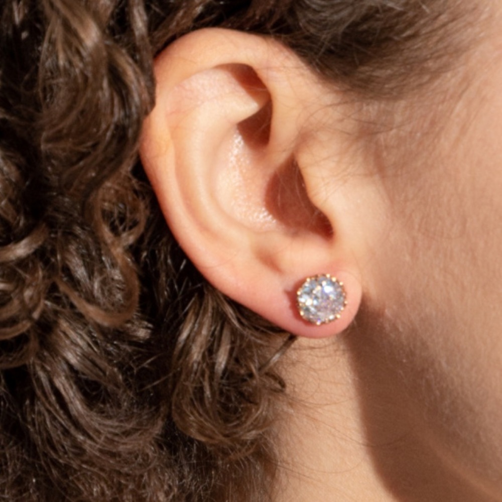 🛍️Brand new Kate Spade GOLD Cubic zirconia earrings! - Picture 5 of 5